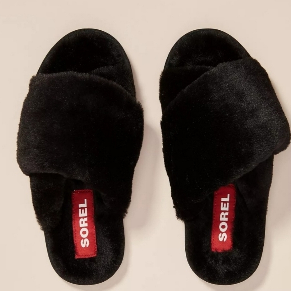 Sorel Mail Run Slippers in black